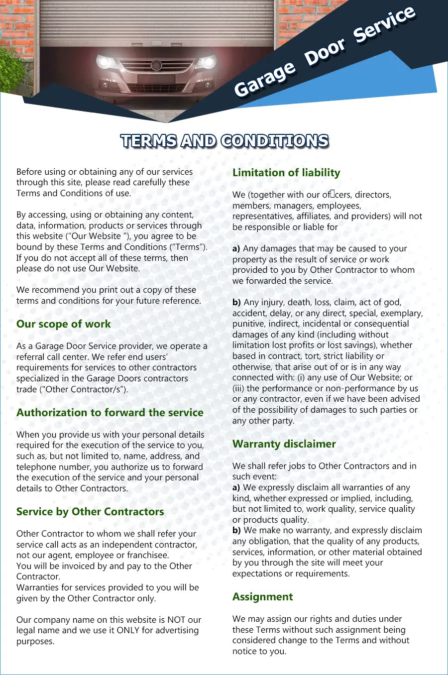 Eagle Garage Door Service Fort Washington, MD 301-799-2443